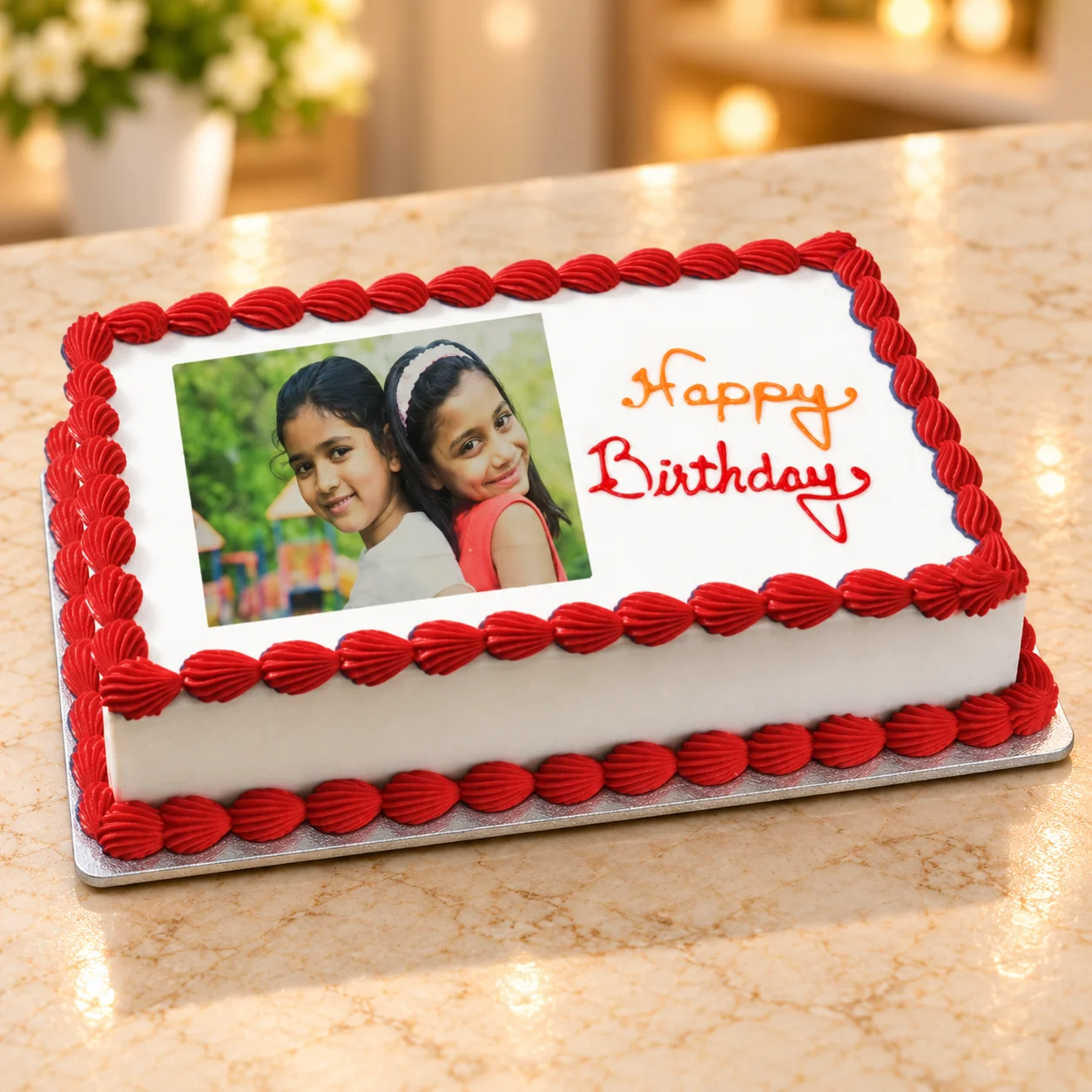 Happy Birthday Photo Cake 2kg