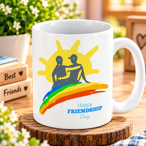 Happy Friendship Day Printed Ceramic Mug