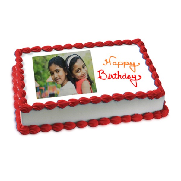 Happy Birthday Photo Cake 2kg