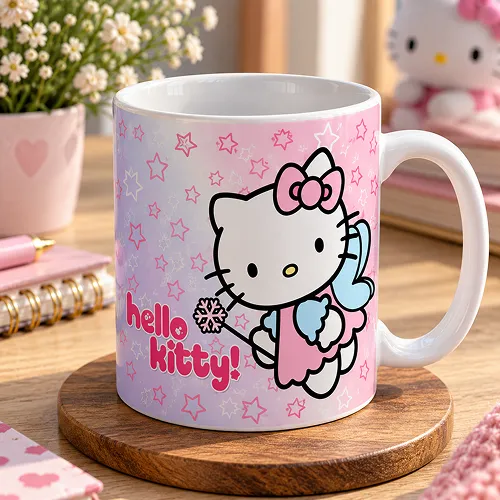 Hello Kitty Cartoon Printed Ceramic Mug for Sister Hello Kitty Cartoon Printed Ceramic Mug for Sister