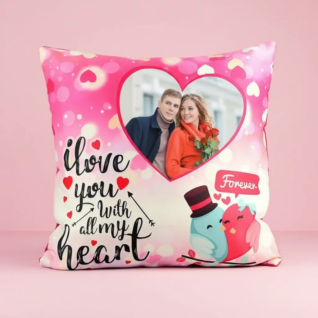 Love Couple Personalized Cushion Love Couple Personalized Cushion
