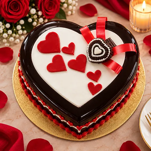 Love in abundunce Valentine cake One kg Love in abundunce Valentine cake One kg