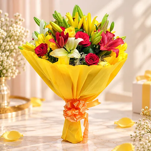 Mixed Roses N Lilies Mixed Roses N Lilies