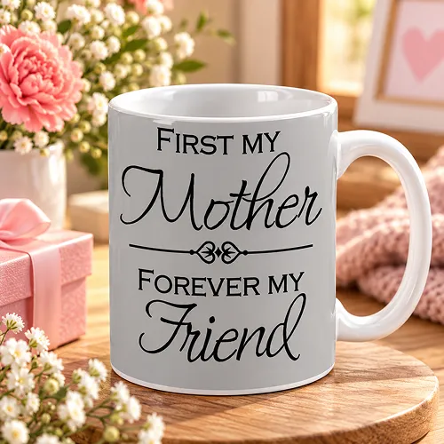 Mother Forever My Friend Quoted Ceramic Coffee Mug Mother Forever My Friend Quoted Ceramic Coffee Mug