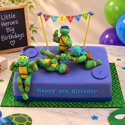 Ninja Turtle Cake 2kg Ninja Turtle Cake 2kg