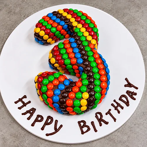 Numeric Gem Birthday Cake