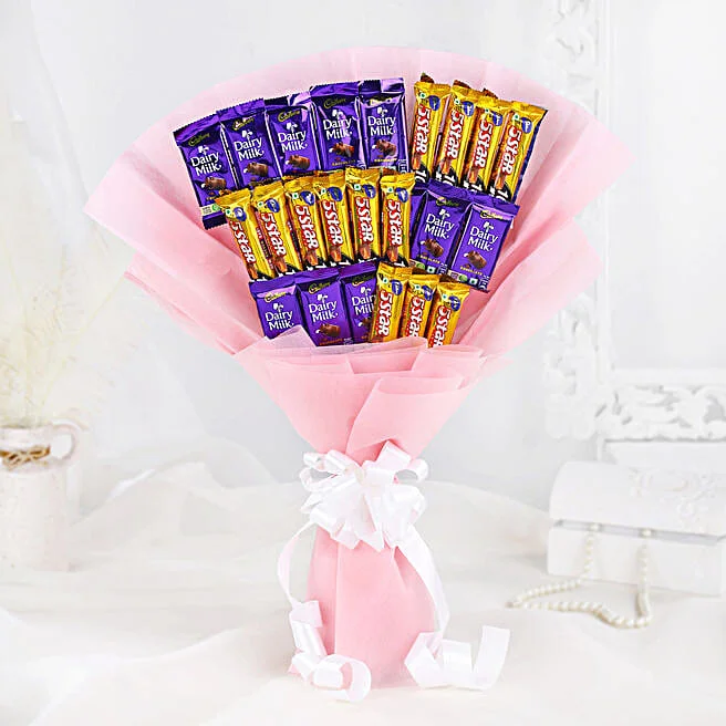 Pink Choco Celebration Bouquet Pink Choco Celebration Bouquet