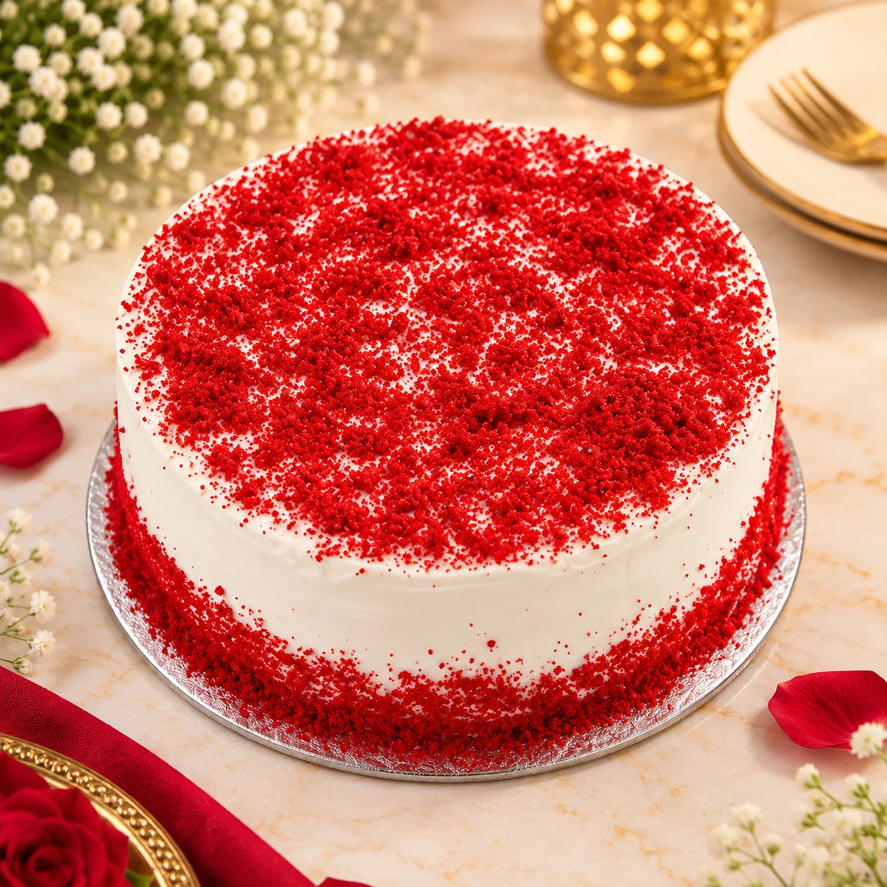 Red Velvet Fresh Cream Cake 2 kg