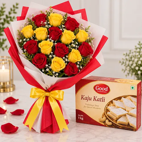 Roses N Kaju Katli Roses N Kaju Katli