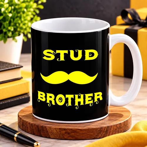 Stud Brother Quote Printed Ceramic Mug Stud Brother Quote Printed Ceramic Mug