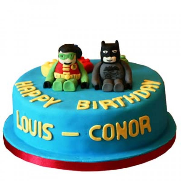 Sweet Baby Robin & Batman Cake Sweet Baby Robin & Batman Cake
