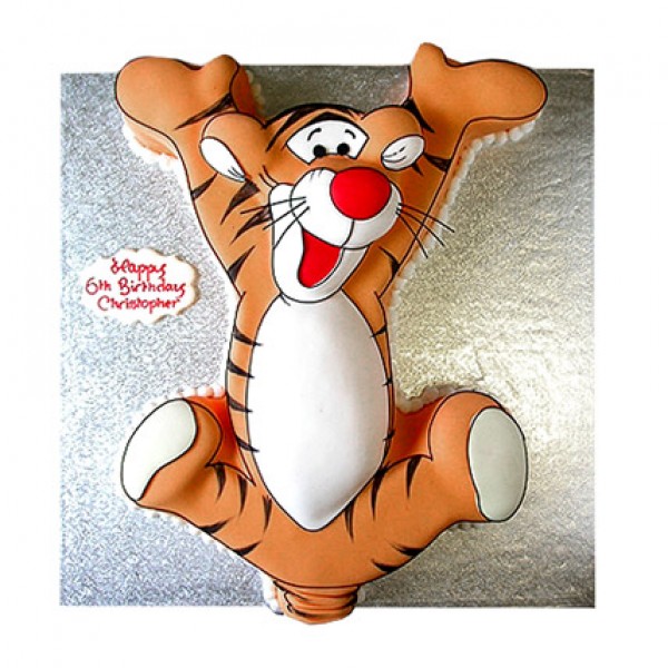 Tiger Birthday Cake 3kg Tiger Birthday Cake 3kg