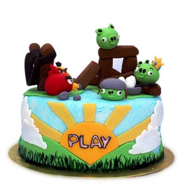 Vibrant Angry Play Cake