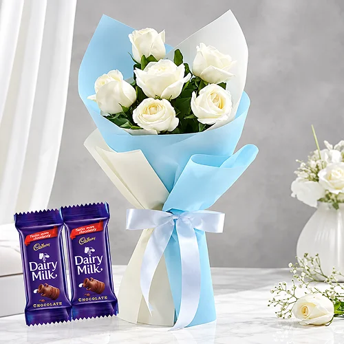 White Roses & Dairy Milk Treat
