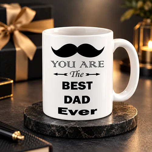 You are the Best Dad Ever Text Printed Ceramic Coffee Mug You are the Best Dad Ever Text Printed Ceramic Coffee Mug