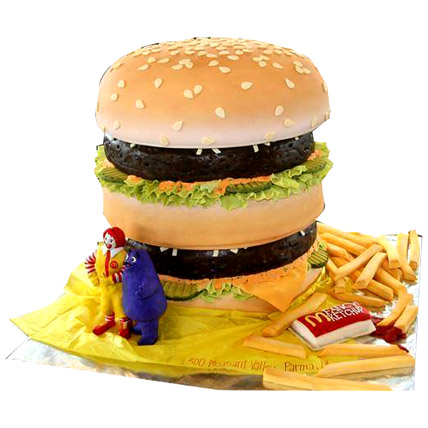 Yummy Burger Cake 2.5kg