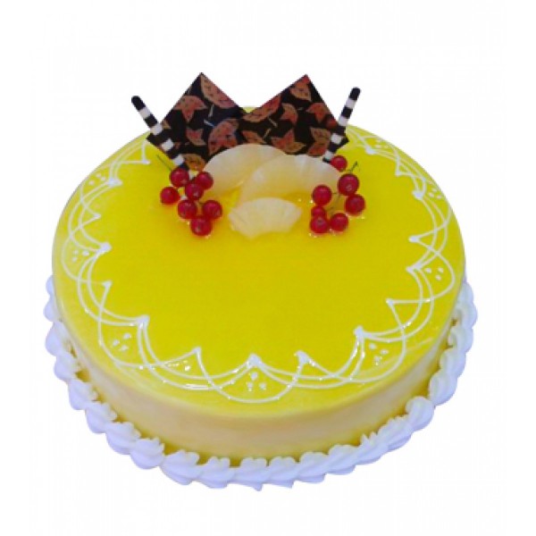 Eggless Pineapple Cake